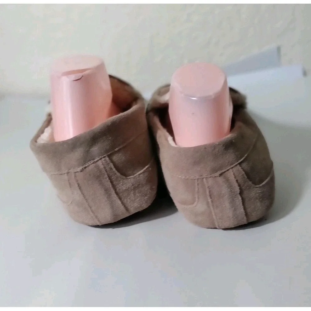 Eddie‎ bauer Jason mens slippers size 13 leather suede brown with rubber sole